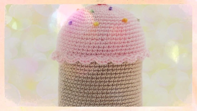 Cupcake ~ Crocheted Toilet Paper Cover