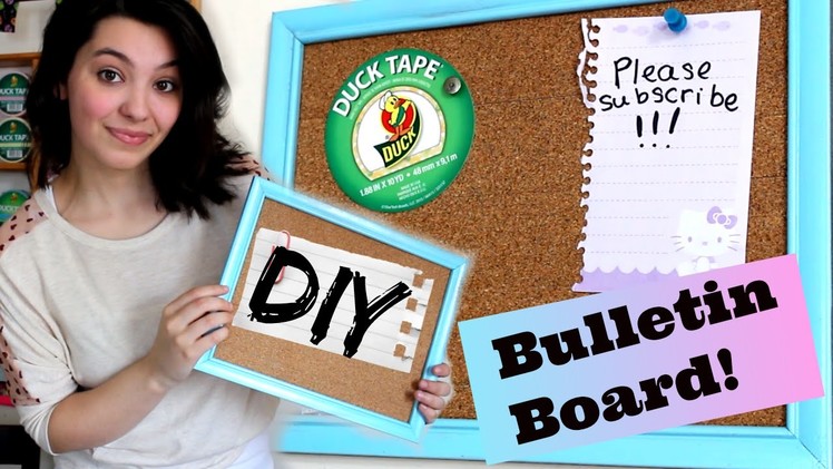 DIY Frame Bulletin Board! (Upcycled Craft)