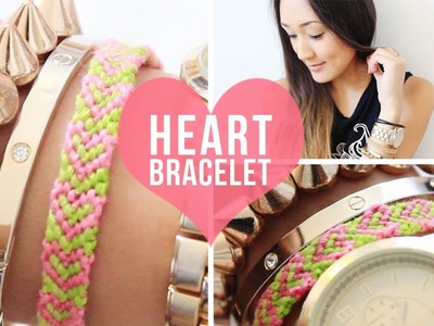 DIY: Heart Pattern Bracelet | LaurDIY