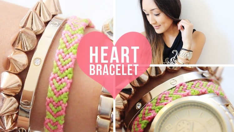 DIY: Heart Pattern Bracelet | LaurDIY