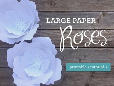 DIY Wedding - Huge Paper Rose