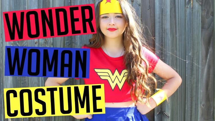 DIY Wonder Woman Halloween Costume