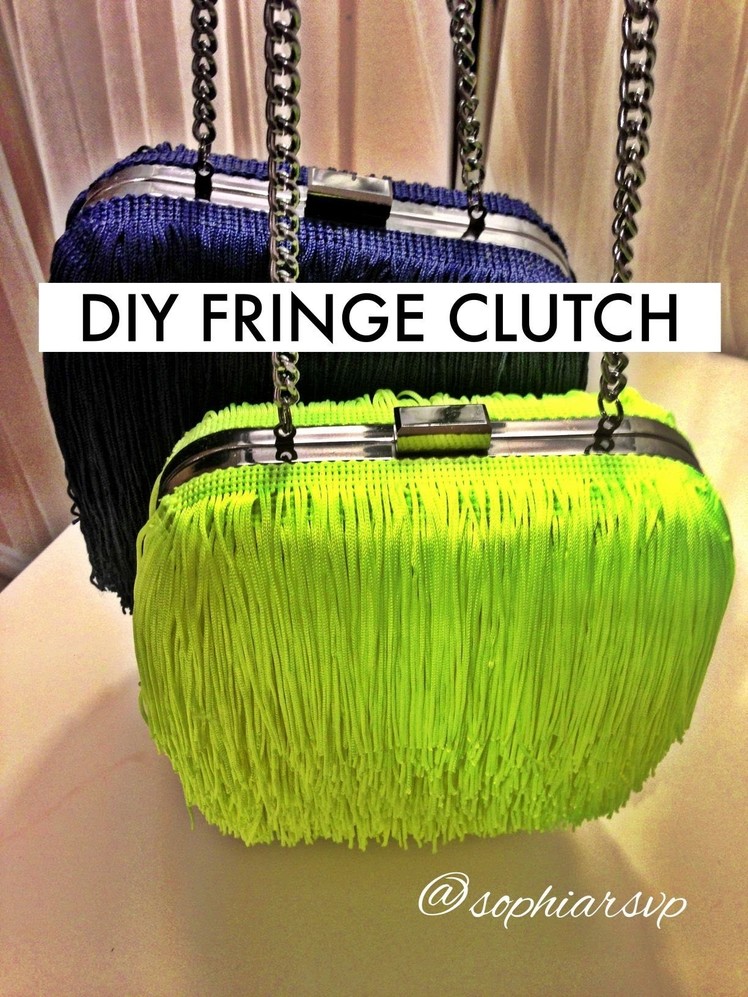 Fringe Clutch DIY