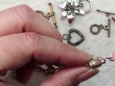 How To Attach A Toggle Clasp Findings