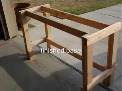 How to Build a Wooden Workbench