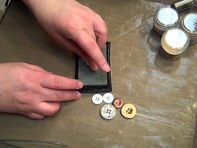 How to Create an Antique Finish on a Button