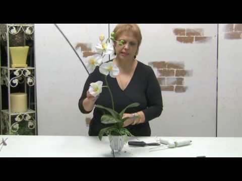 How To Design With Silks - Floral Design Series: How To Make A Simple Orchid Arrangement