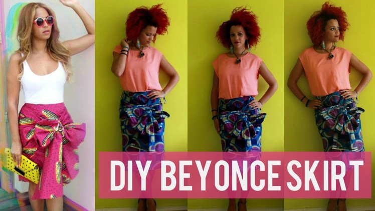 How To DIY Beyonce's Stella Jean Inspired Skirt | DIY African Prints