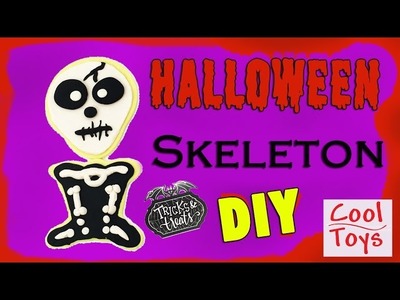 How to do Skeleton DIY Halloween Play Doh Trick or Treat Playdoh