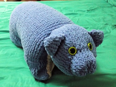 How to Loom Knit an Animal Pillow