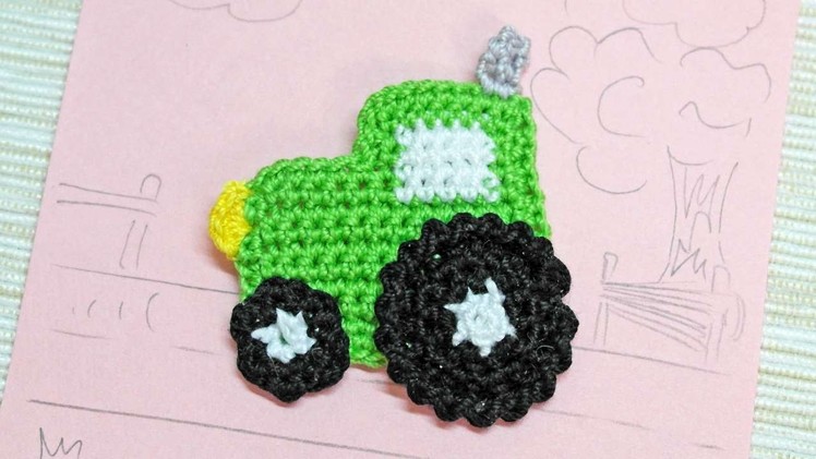 How To Make A Cute Crocheted Tractor Applique - DIY Crafts Tutorial - Guidecentral