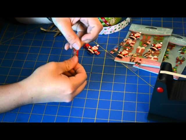 How To Make A Holiday Hair Clip with Cabochons