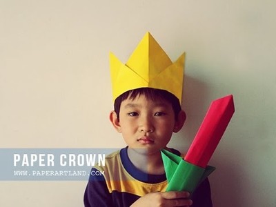 How to Make a Paper Crown - Cómo Hacer un Papel Corona
