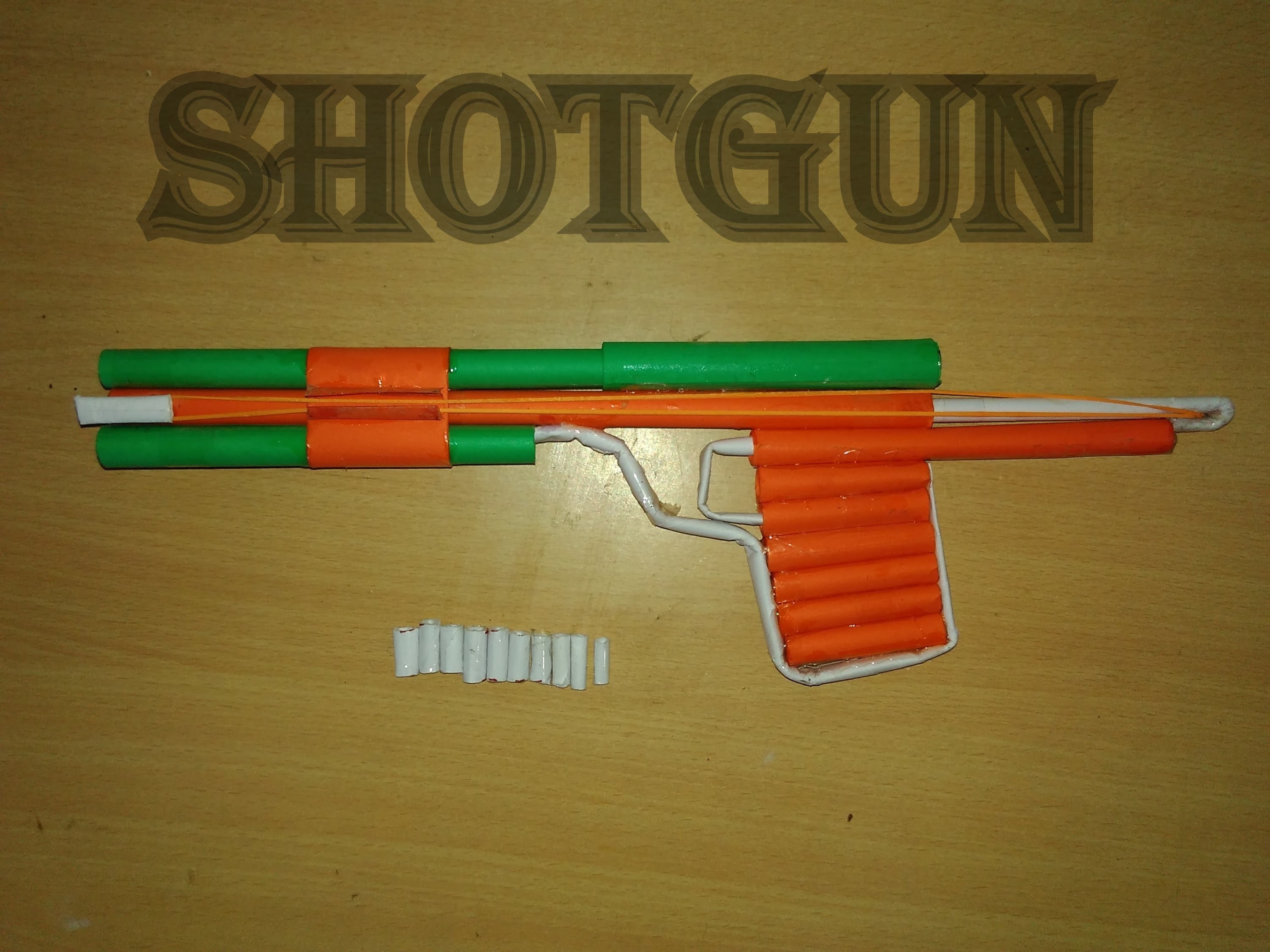 How to Make a paper Shotgun Paper Gun