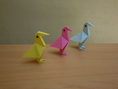 How to Make a Simple Paper Bird - Easy Tutorials