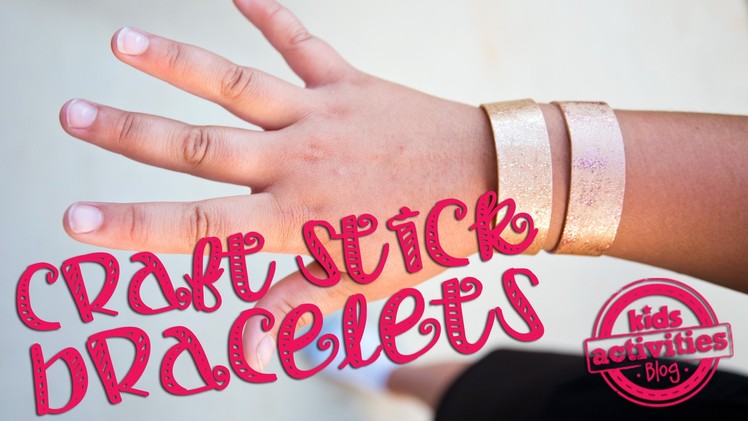 How To Make Bracelets From Craft Sticks