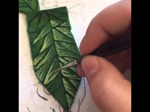 How to Make Felt Leaves
