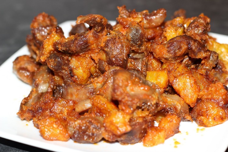 How to make Plantain and Gizzard | Gizdodo | Nigerian food