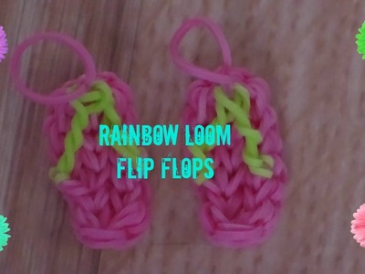 How to make rainbow loom flip flops