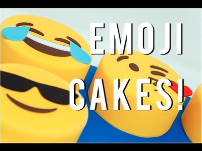 How To Make your favorite EMOJIS out of CAKE!!! Chocolate cakes, buttercream and fondant!