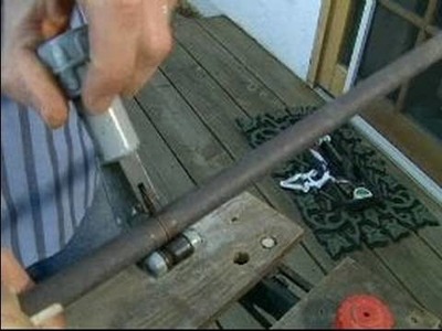 How to Sweat Copper Pipes : Cutting Copper Pipes