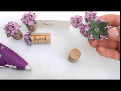 Kara's Vineyard Wedding DIY Place Card Holder