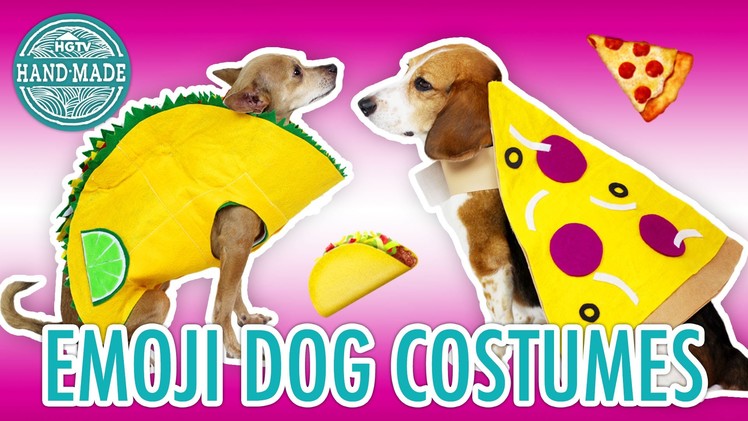 Last Minute DIY Emoji Dog Costumes - HGTV Handmade