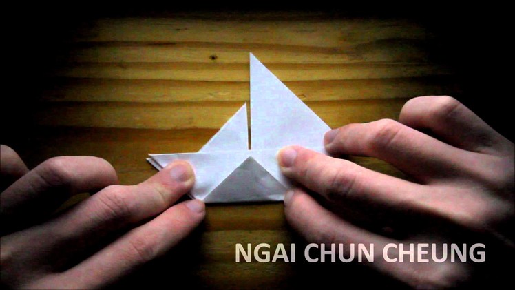 Origami Paper Sailboat (Tutorial)