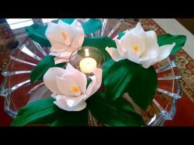 Paper flower - Magnolia