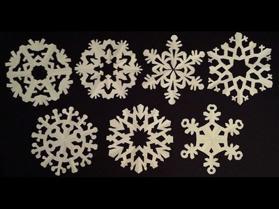 Paper snowflake tutorial - learn how to make snowflakes in 5 minutes - EzyCraft