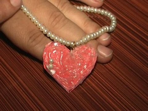 Pendant (Heart Shape) for Necklace by Paper DIY