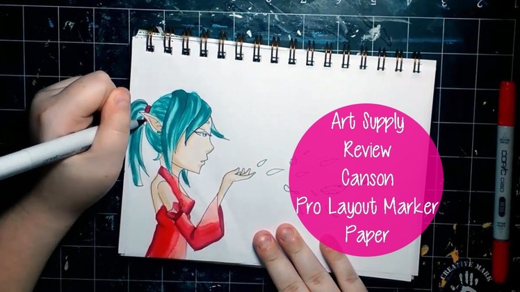 ART SUPPLY REVIEW! Canson Pro Layout Marker Paper