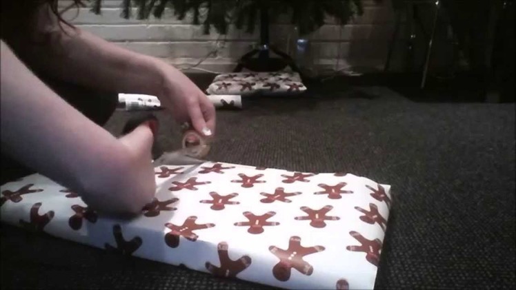 ASMR Christmas gift wrapping (tapping, paper sounds, wrapping sounds, soft speaking)