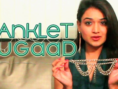 #ChainAnklet ( Pinterest Inspired) | #Jugaad | DIY