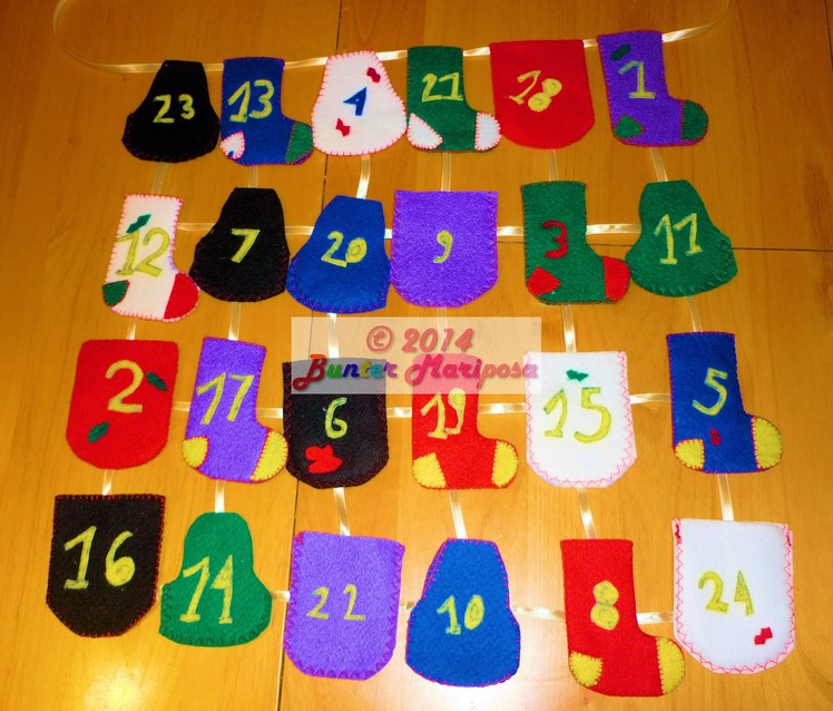 DIY Christmas. Calendario de adviento. Advent calendar