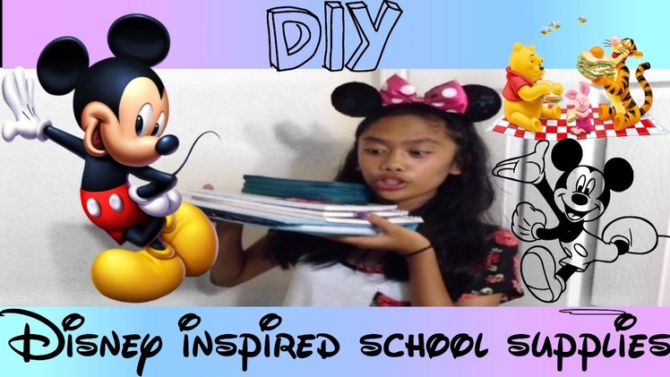 DIY Disney inspired School Supplies |Tottieyfruity