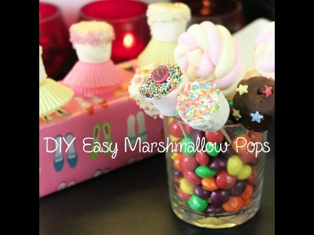 DIY Easy Marshmallow Pops