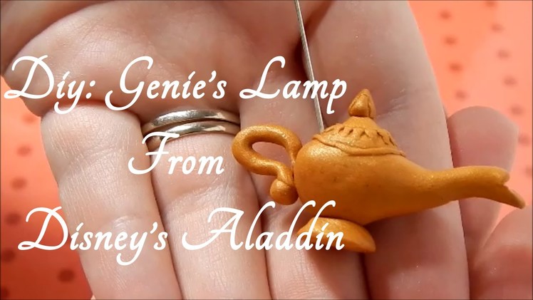 DIY: Genie's Lamp charm From Disney's Aladdin ( Disney Series: Part 3)