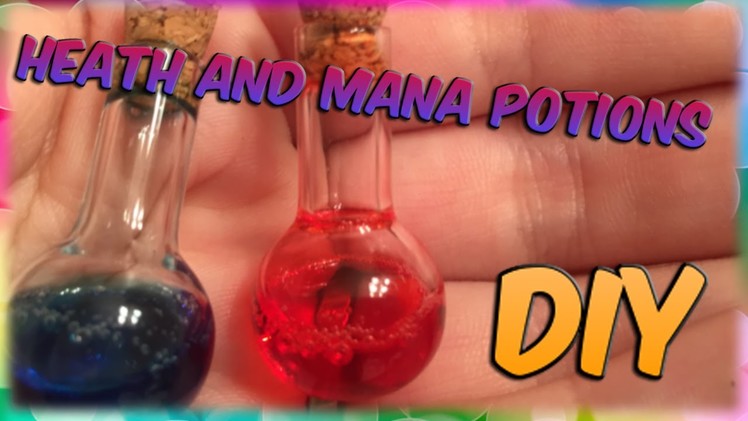 DIY Health And Mana Potion Charms! Really EASY and Fun To Make!