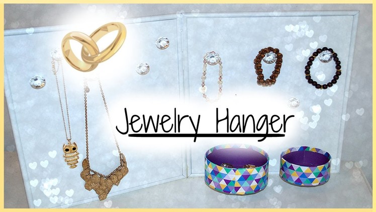 DIY Jewelry Hanger!