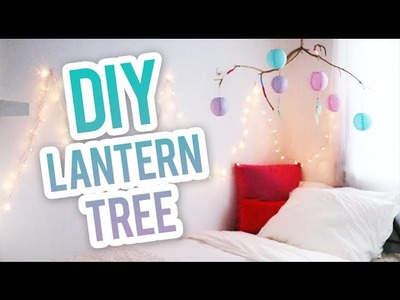 DIY Lantern Tree Room Decor