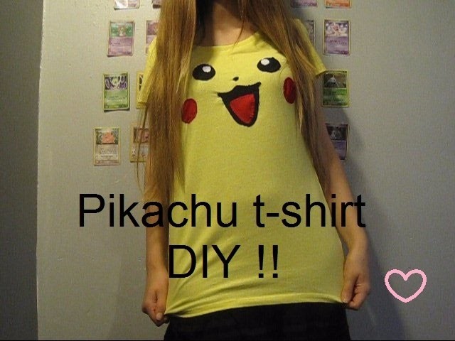 DIY Pikachu t-shirt