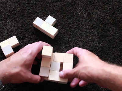 DIY wooden soma cube