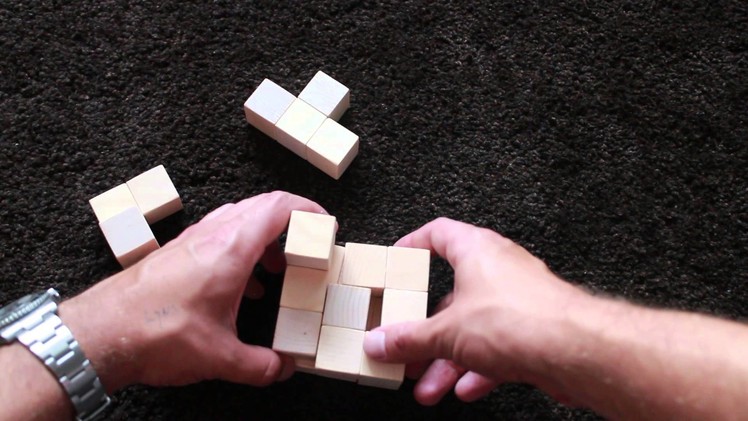DIY wooden soma cube
