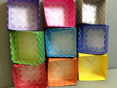 FREE Print at Home Square Harmony Origami Paper