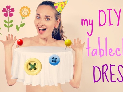 Girl vs. Dress: My DIY Tablecloth Dress | Looks Good On Me