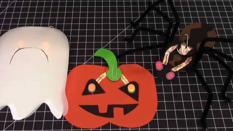Grumpy Ghost LED Paper Craft