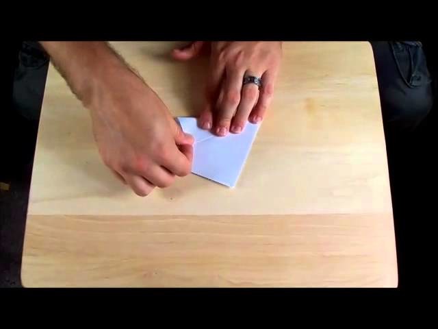 How to Fold a Paper Crane that Flaps its Wings
