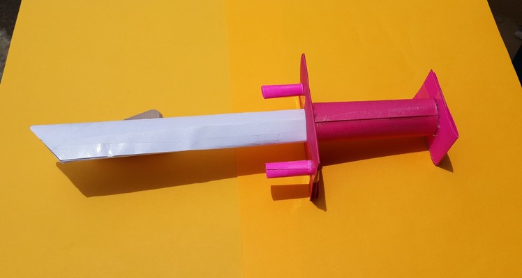 How to Make a Funny Model Paper Sword Toy for Kids