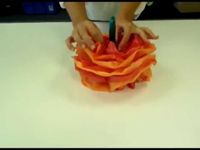 How to Make a Paper Pumpkin